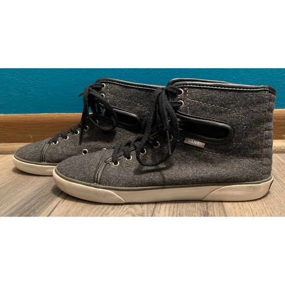 Vans Hadley Skateboarding Women's Size 6.5 Hi-Tops Gray Fashion Sneakers - Picture 9 of 11